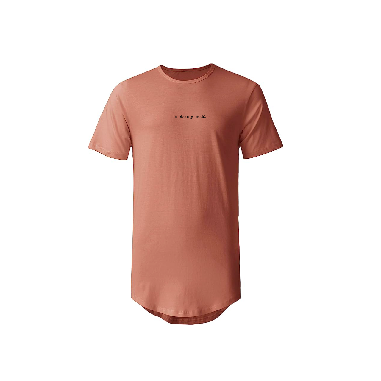 ISMM Droptail Long Tee in Brick