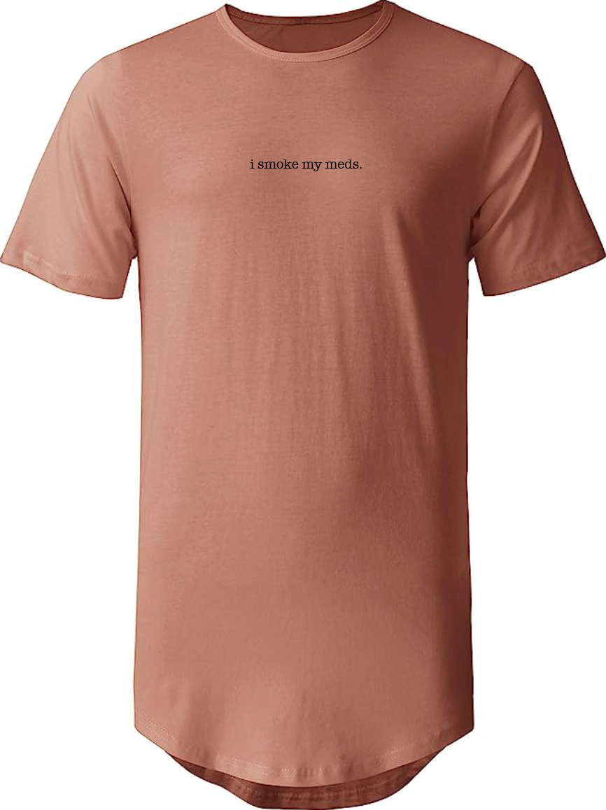ISMM Droptail Long Tee in Brick